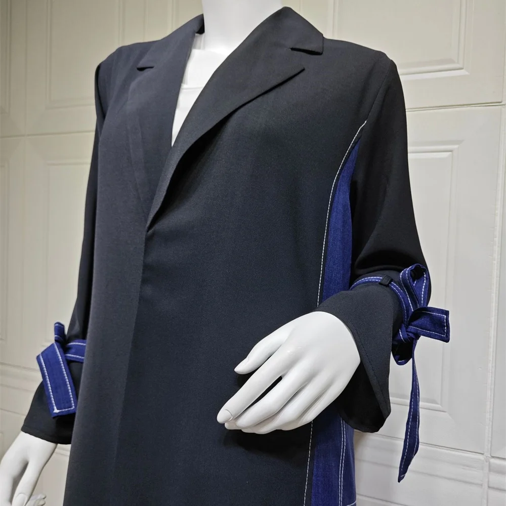 2024 Рамадан Ид скромная черная Абая Дубай арабские мусульманские абайи для женщин