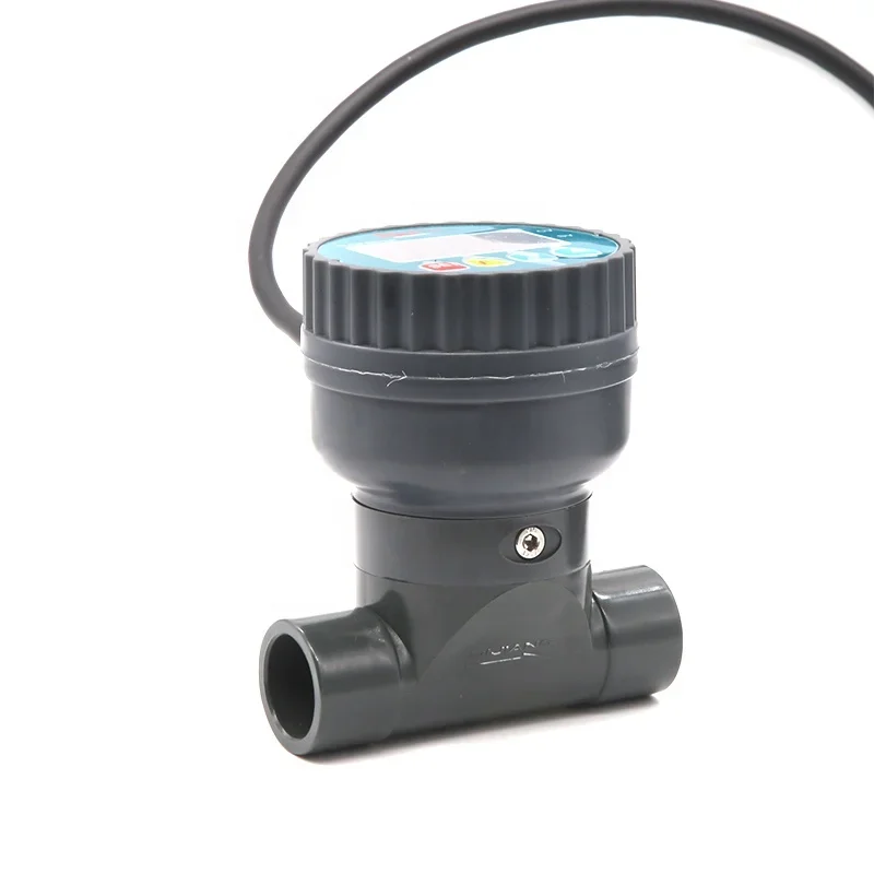 ZJPVC-LCD-DN15 Электрический двухсторонний расходомер NPN + RS485 с выходом сигнала