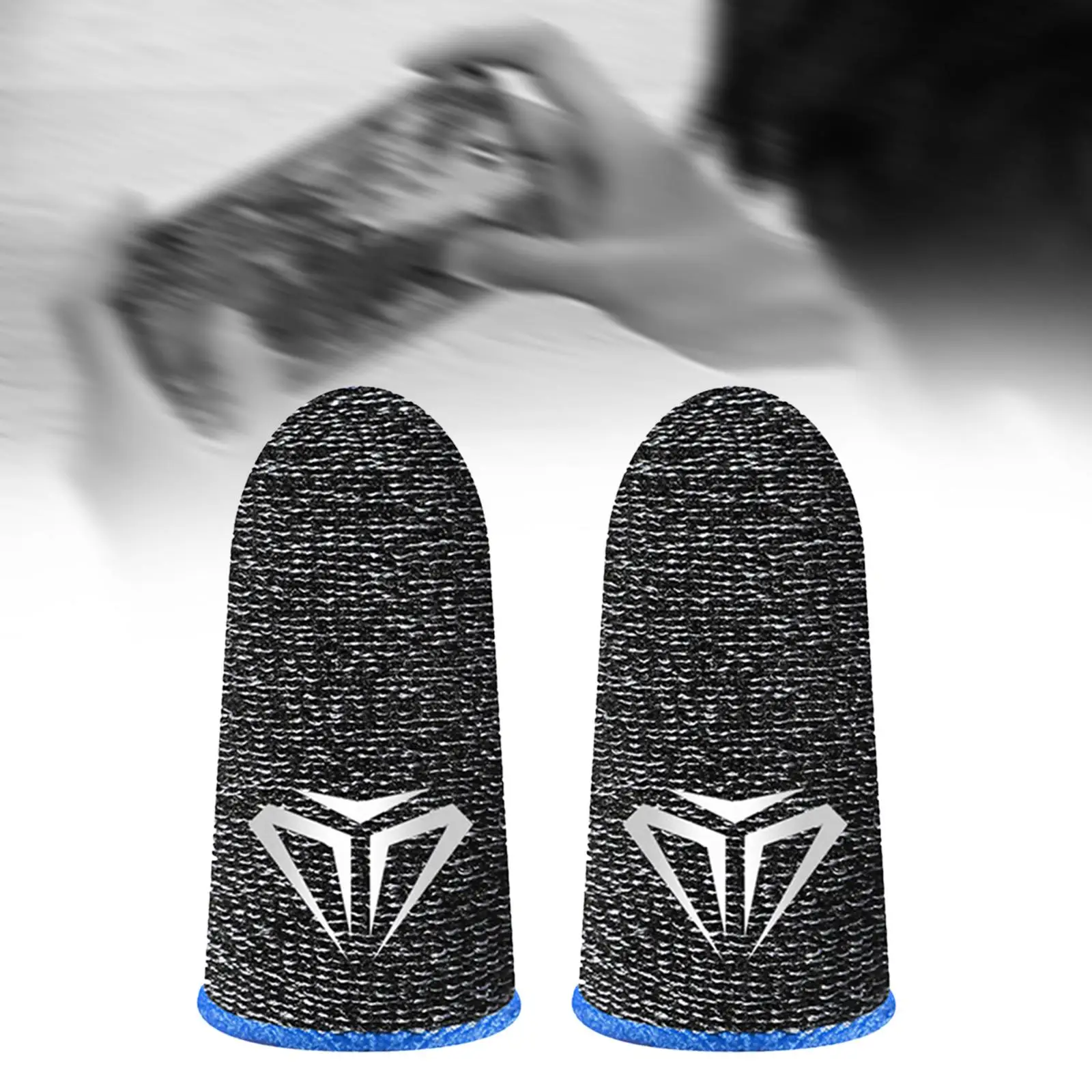 

Game Finger Covers Tablet Touchscreen Devices Accessory 0.3mm Superconducting Fibers Finger Gloves Finger Sleeves for Gaming
