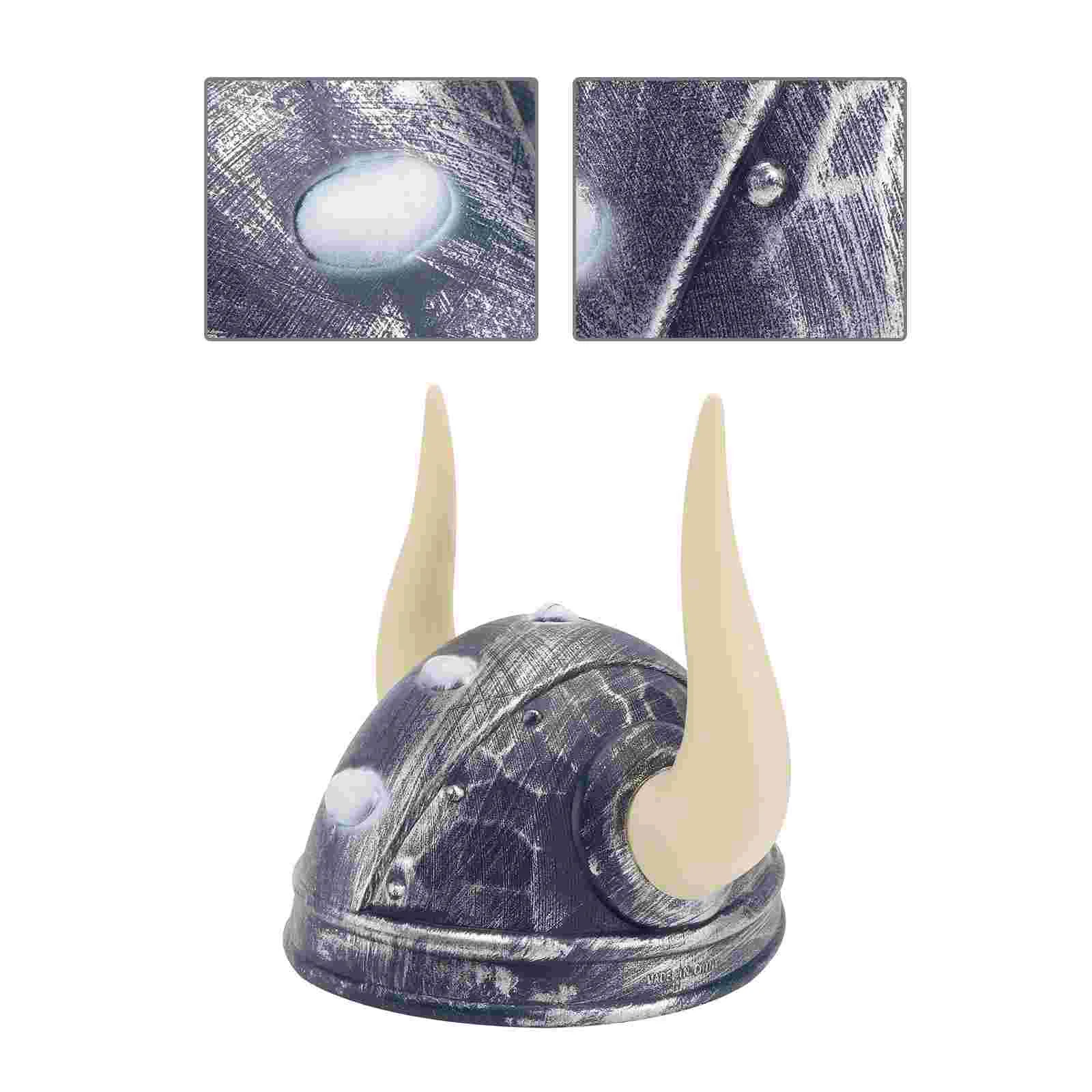 

1pc Kids Cosplay Hat Horns Medieval Knight Viking Hat Party Prop