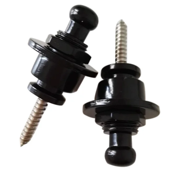 

2pcs Guitar Button Mushrooms Head Zinc Alloy Strap Button Guitar Parts Guitar Button for Guitar Musical Instrument