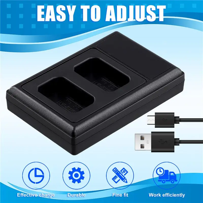 Фото Сетевой USB-кабель с двумя портами Type-C для зарядки аккумуляторов Sony NP-FW50/BN1/BX1/FM50/FZ100 №4