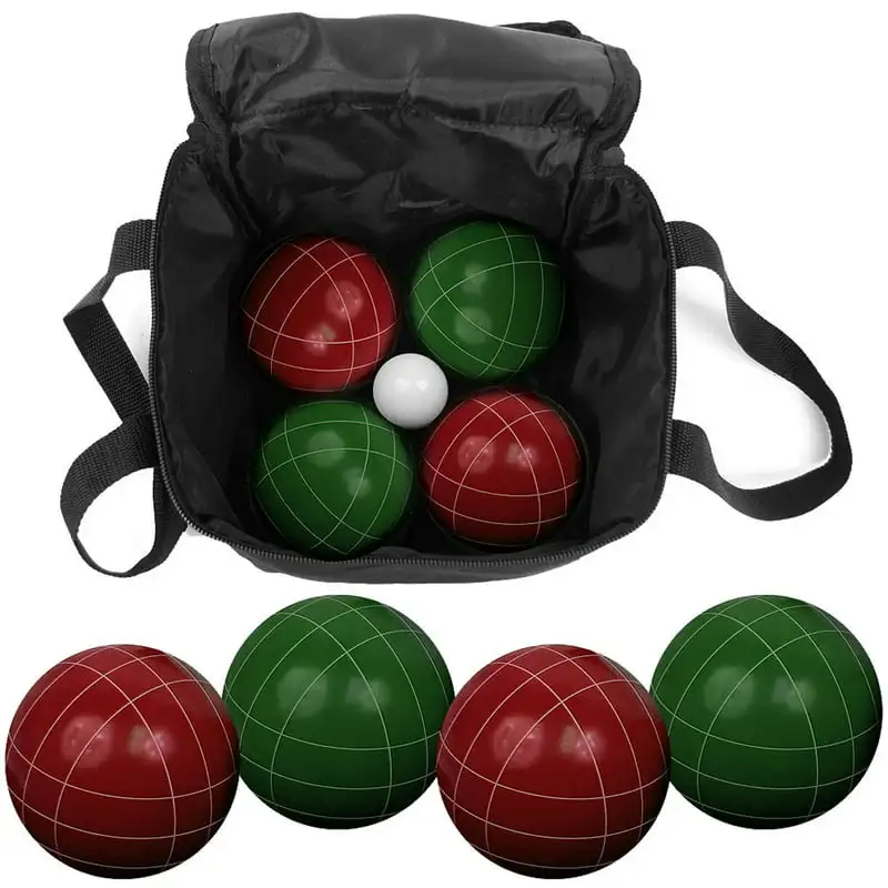 

Piece Bocce Ball Set with Easy Carry Nylon Bag by