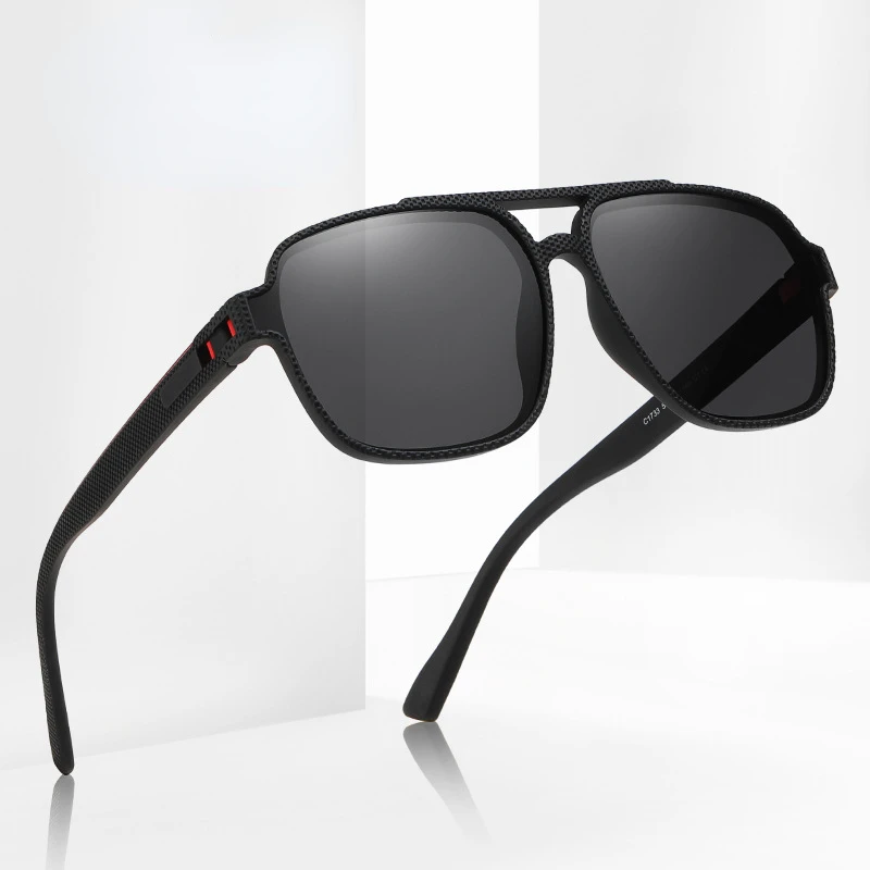 

Новинка, матовые поляризационные солнцезащитные очки, мужские классические простые мужские солнцезащитные очки, внешние очки для вождения