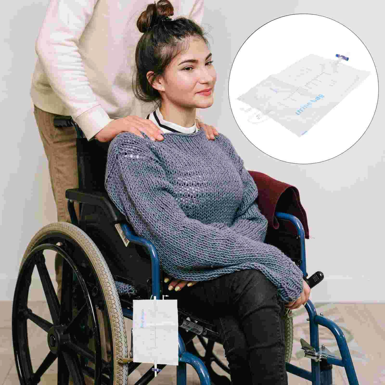 

Drainage Bag Urine Collection Urinary Bags Disposable Portable Incontinence Patients Supplies Sick Holder