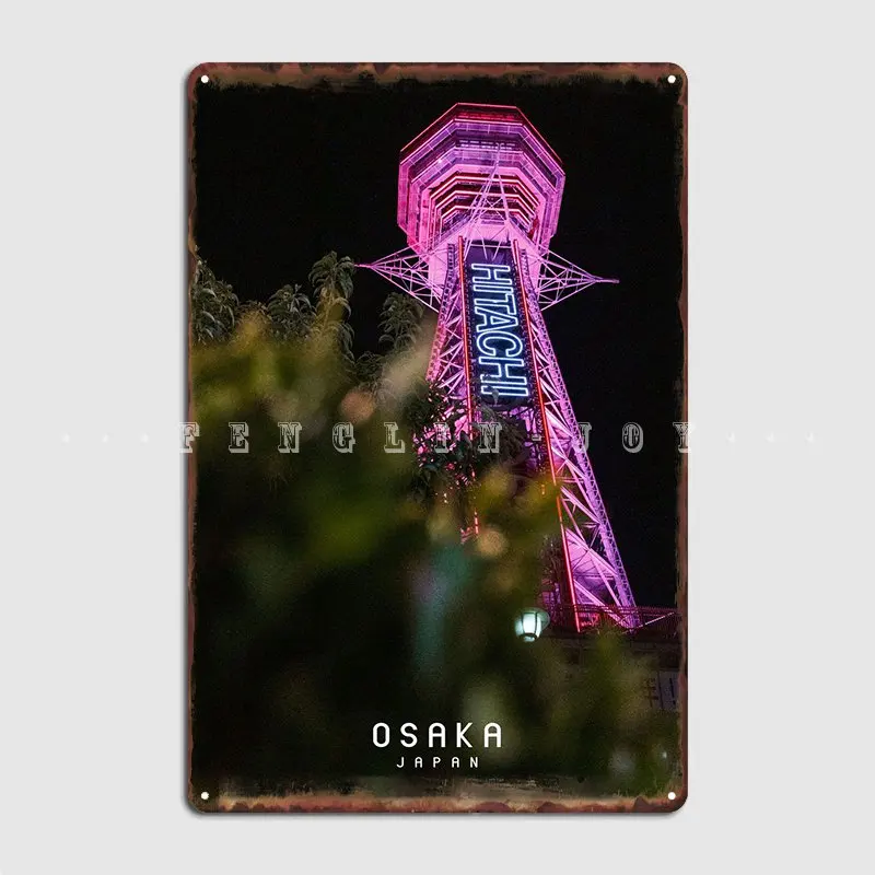 

Osaka Poster Metal Plaque Wall Plaque Customize Kitchen Cinema Living Room Tin Sign Posters