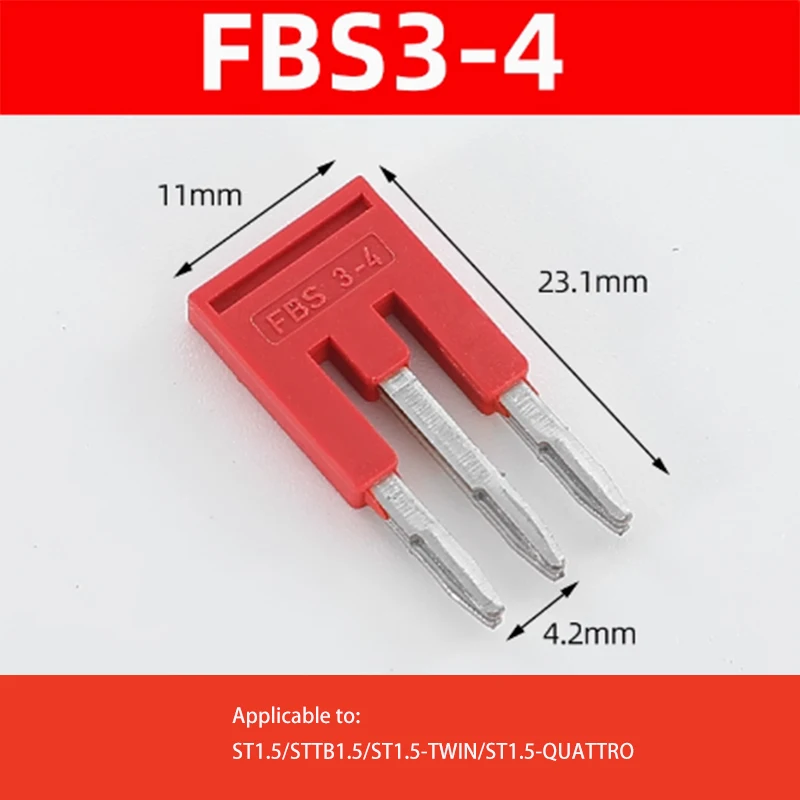 

Перемычка FBS PT ST 10-5/2-5 Контакты 2/3/4/5/10 PT2.5 ST2.5 PT/ST 2,5 мм Разъем Короткая деталь Соединительная короткая полоса