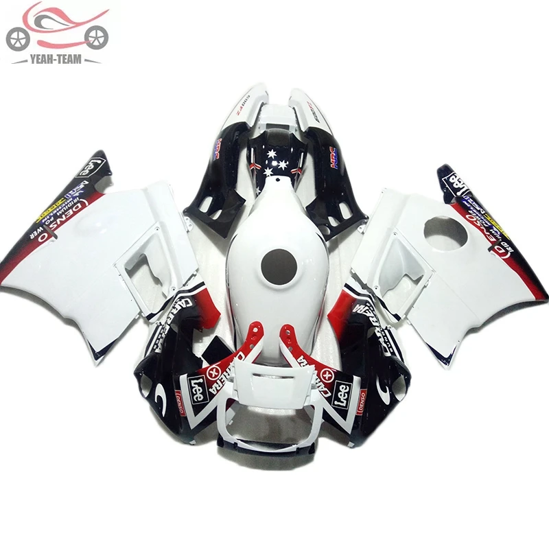 

Motorcycle Shell Fairing Kit For HONDA CBR600 F2 1991-1994 White Black fairings cbr600 f2 1992 1993 Bodywork 91 92 93 94 XC22