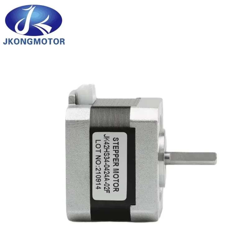Гибридный 2-фазный малогабаритный шаговый двигатель Jkongmotor Nema17 JK42HS34-0424A-02F, 0.42A, 6.72V, 23N.cm, 17hs19-2004s, 42BYGH (art.: 3920dbaa2103c) - 3920dbaa2103c