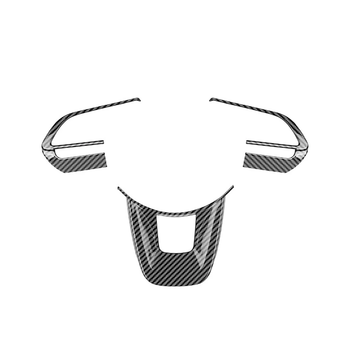 

3Pcs/Set Carbon Fiber Car Steering Wheel Decoration Cover Trim Sticker for Raize 200 Series 210A 2021 VELOZ 2022