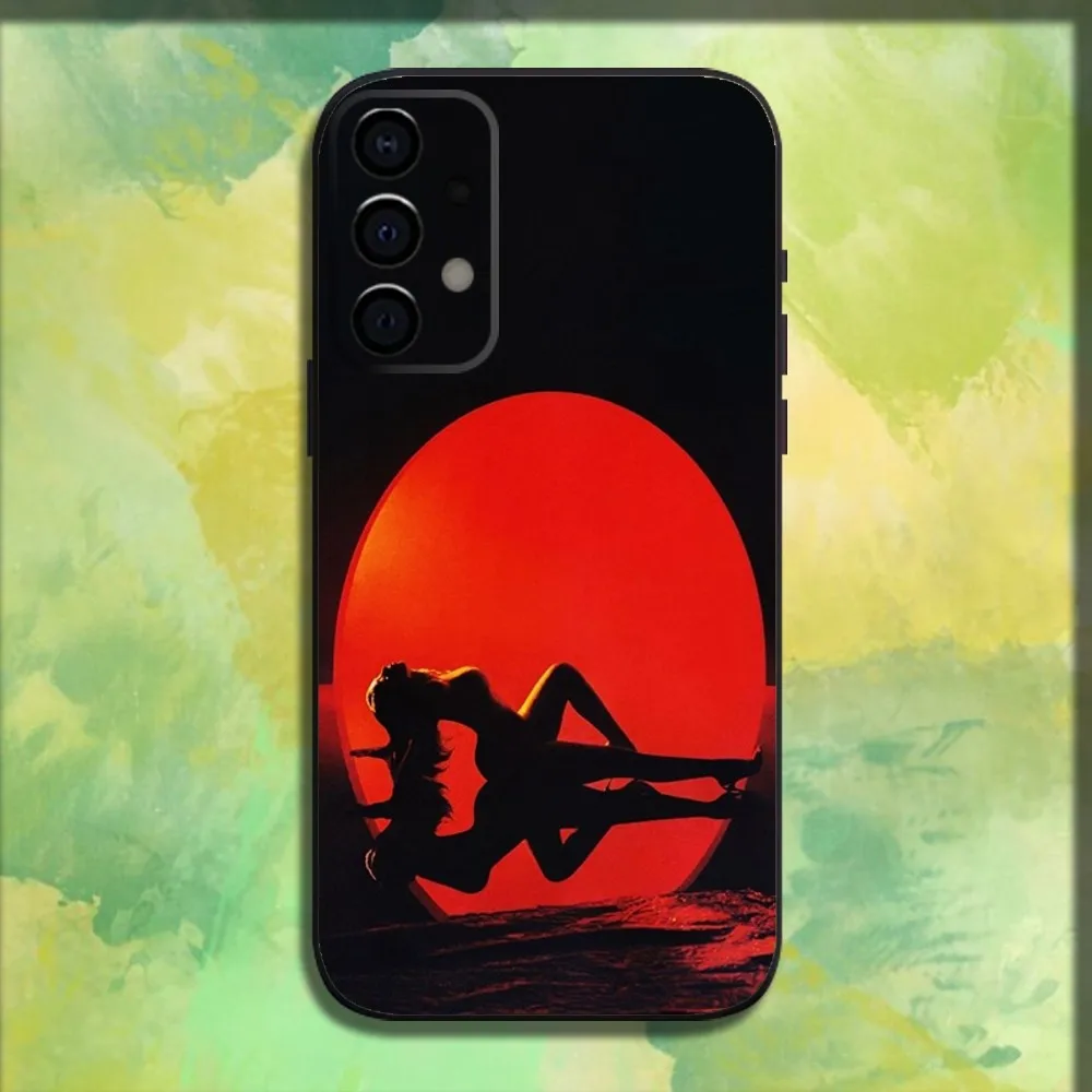 Red Moon K-Kalis Uchis Phone Case For Samsung Galaxy A13 A21s A22 A31 A32 A52 A53 A71 A80 A91 Soft Black Cover