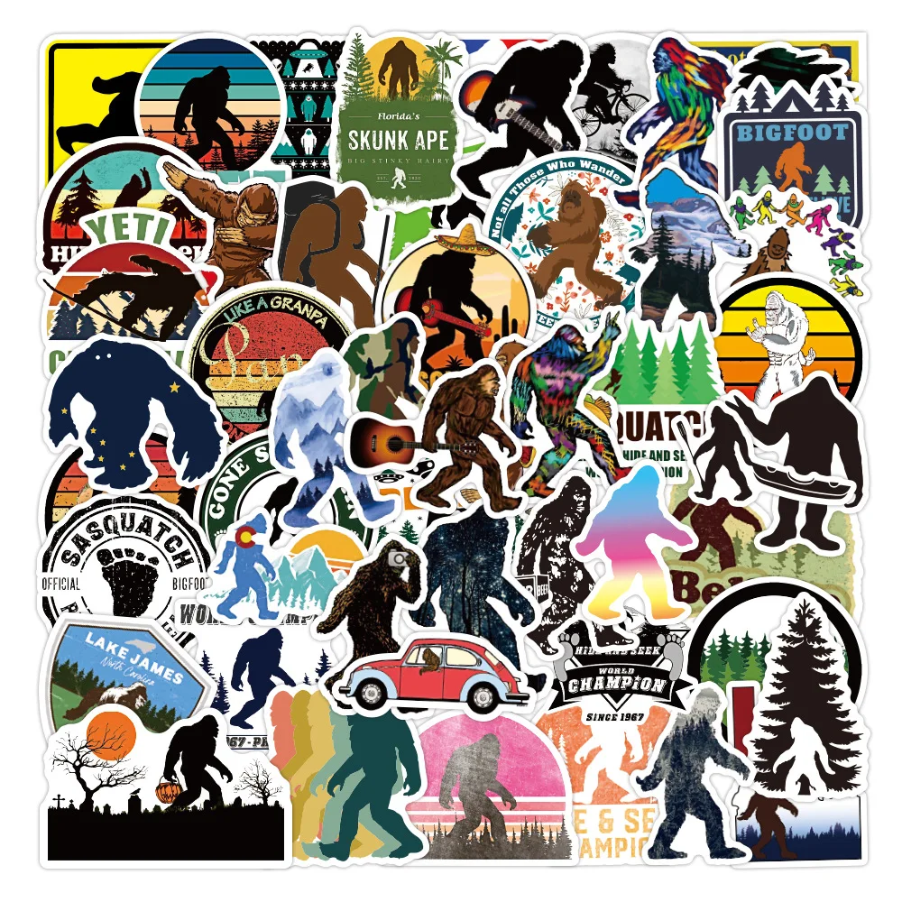 10/50 шт. Bigfoot Savage граффити Водонепроницаемый скейтборд Дорожный чемодан телефон