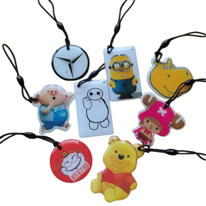 

100 шт., Брелоки для ключей, 13,56 МГц