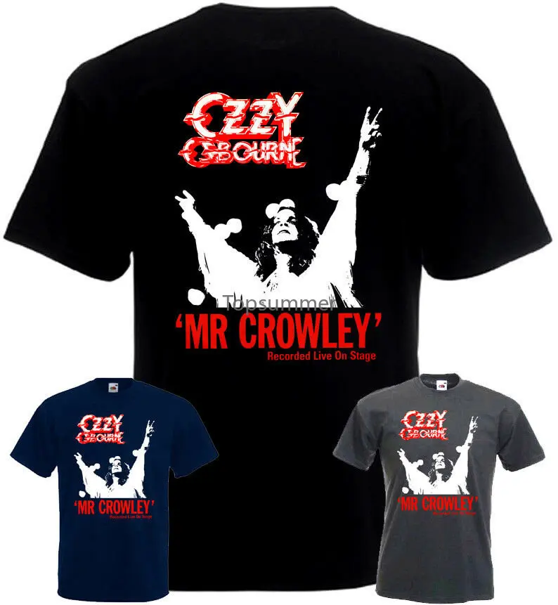 

Футболка Ozzy osосвен Mr Crowley, черная, темно-синяя, все размеры S...5Xl