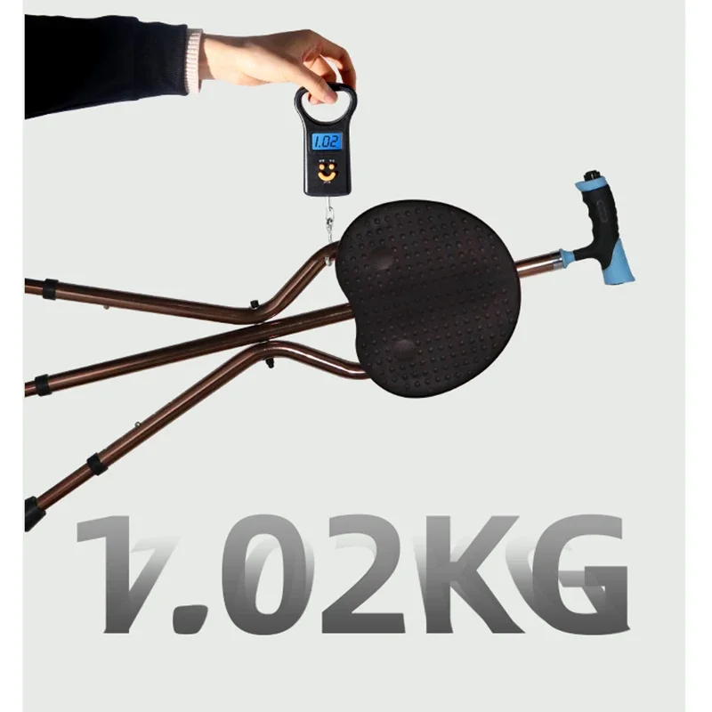 Складной стул-трость Сверхлегкий стул для пожилых людей из алюминиевого сплава