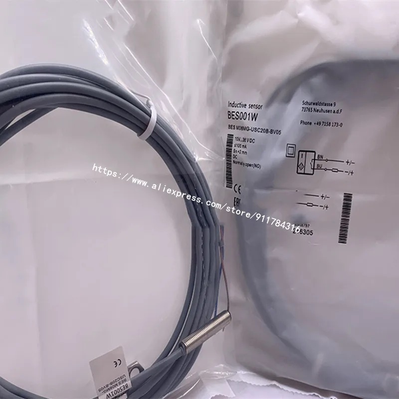 3 шт., новый высококачественный Бесконтактный переключатель BES001W BES M08MG-USC20B-BV05 3 шт., новый высококачественный Бесконтактный переключатель BES001W BES M08MG-USC20B-BV05