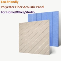 6 pcspack eco friendly 3d polyester fiber acoustic panel size 60x60cm creative perforated sound absorb panel studiohomeoffice