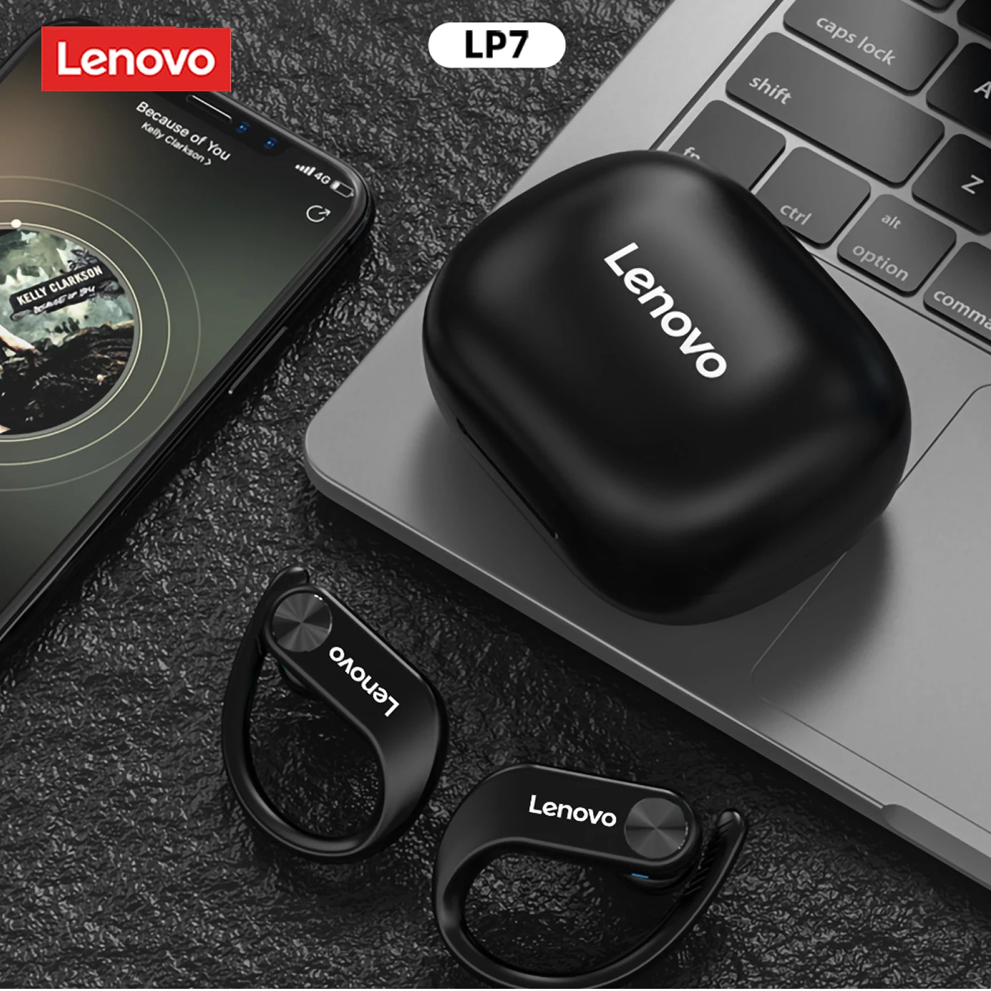 

TWS-наушники Lenovo LP7 с поддержкой Bluetooth 5,0 и защитой класса IPX5