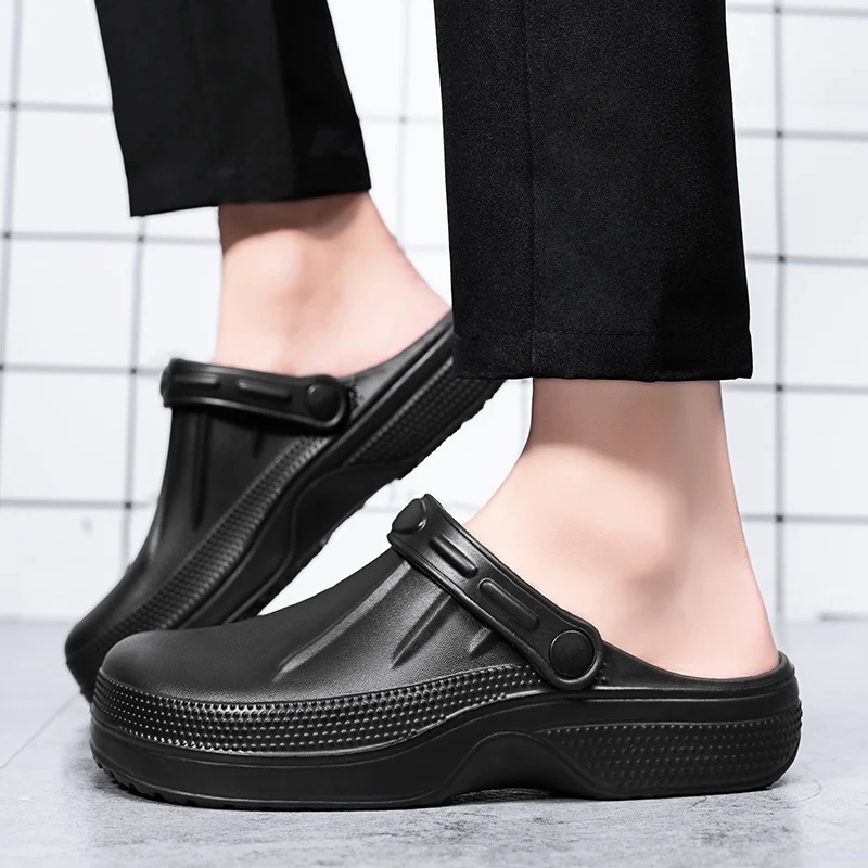 

2023 Seasons Outdoor EVA Women Men Chef Shoes Nurse Doctor Shoes Garden Shoes Fashion Garden Clogs Luxery Waterproof Shoes 45