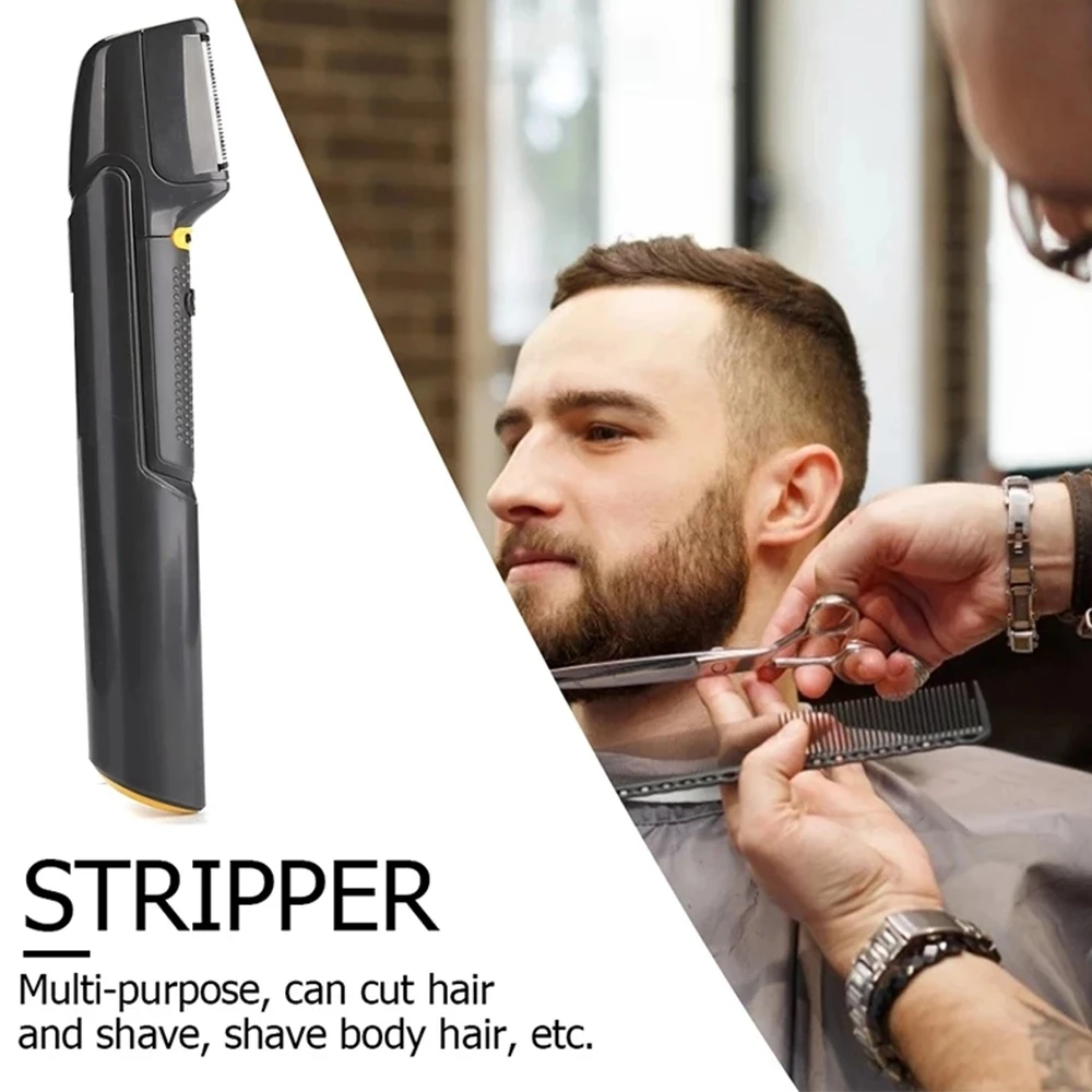 

Electric Hair Clippers Professional Titanium Handheld Beard Back Trimmer Retractable Adjustable Haircut Body Face Shaver Tool