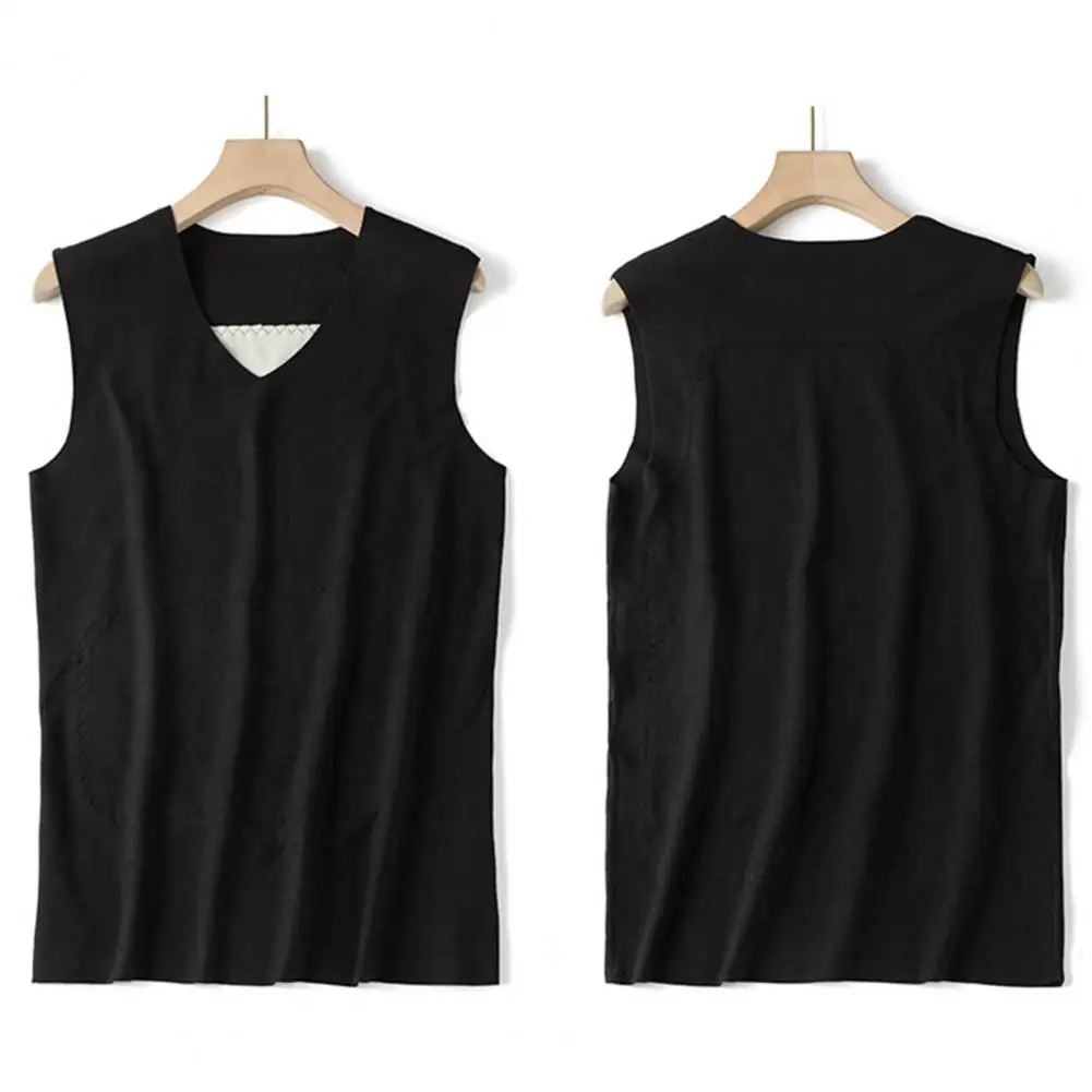 

Мужской базовый жилет, шикарный эластичный двухсторонний плюшевый Мужской базовый жилет, мягкий зимний жилет