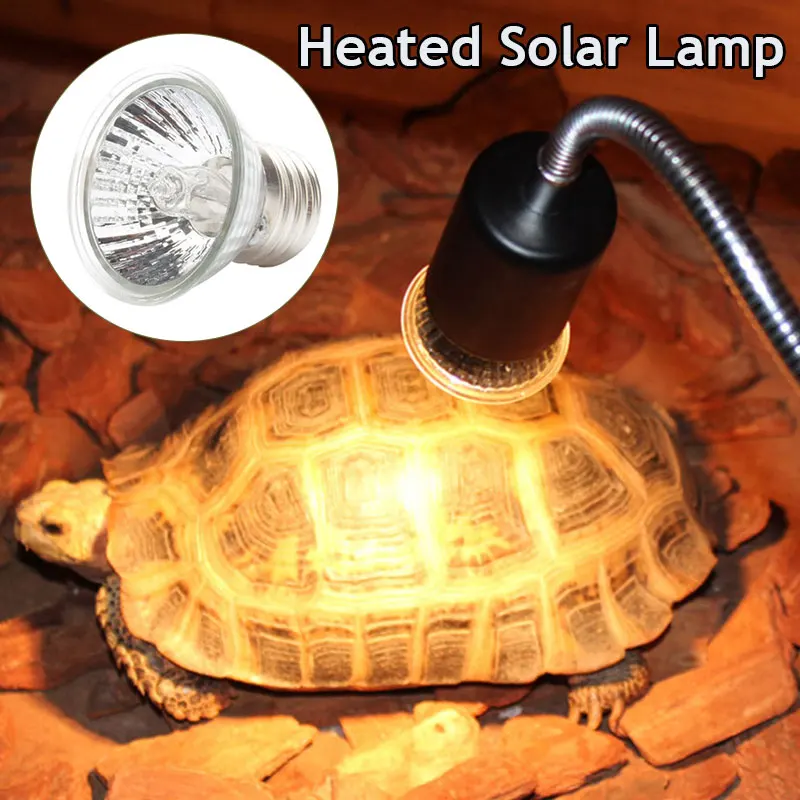 

Reptile Lamp Pet Heat Lamp Bulb Turtle Basking UV Light Bulbs Amphibians Lizards Temperature Controller 25/50/75W UVA+UVB 3.0