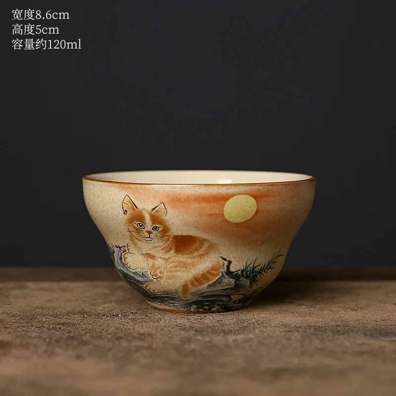 

Керамическая чашка с котом BOUSSAC