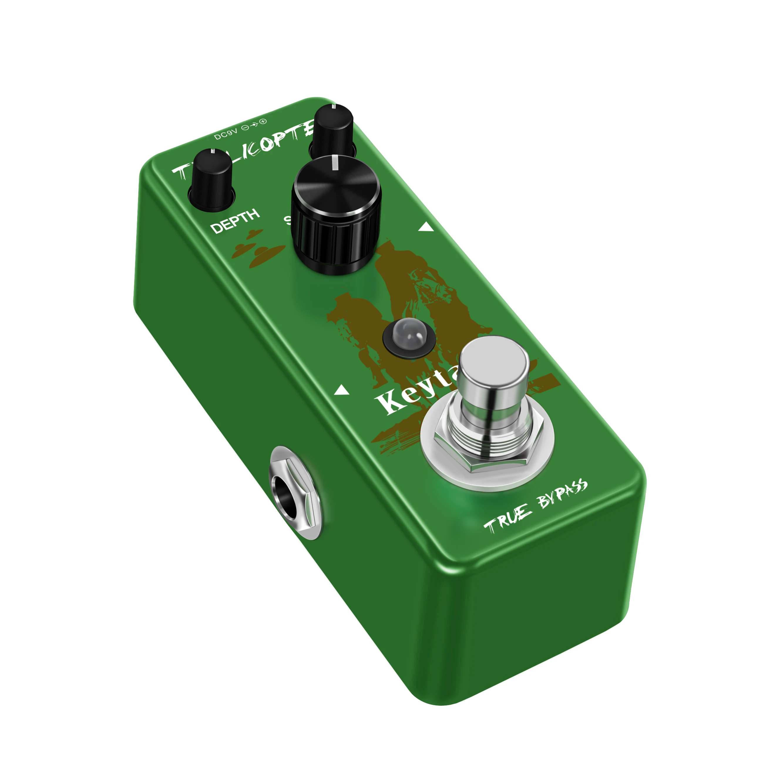 Keytars LEF -327 Guitar Trelicopter Effect Classic Optical Tremolo  BIAS Knob True Bypass Full Metal Case