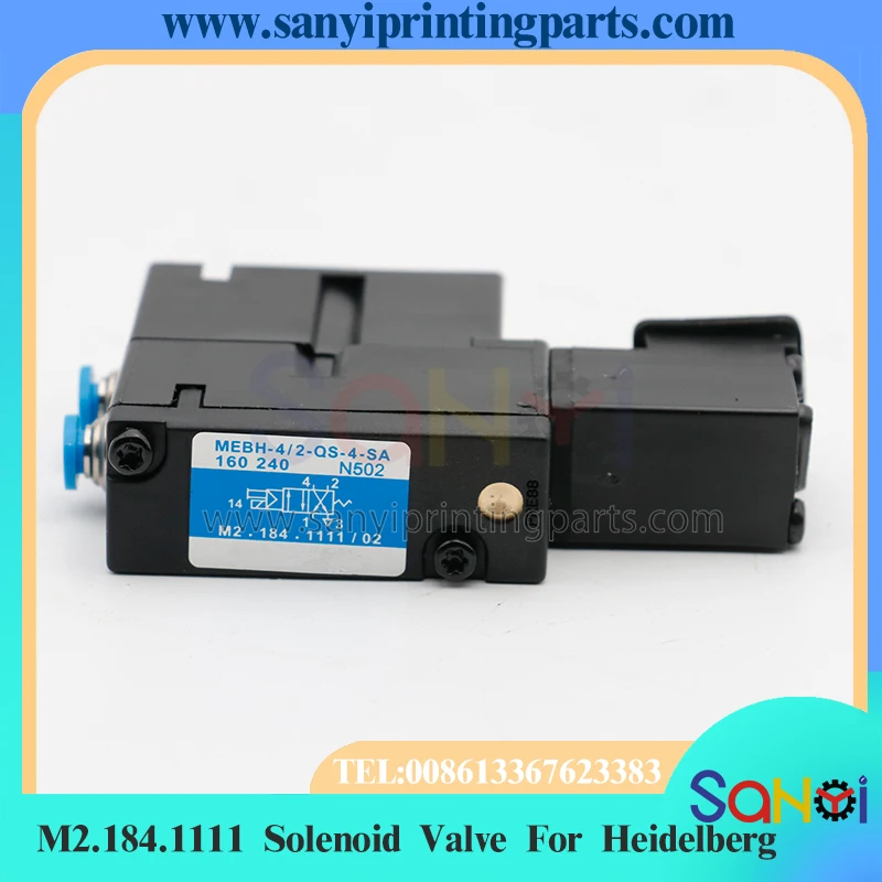 Электромагнитный клапан Heidelberg лучшего качества M2.184.1111 Mebh-42-Qs-4-Sa для печатной машины SM102 CD102 SM52 PM52 (art.: 3920ced796239) - 3920ced796239