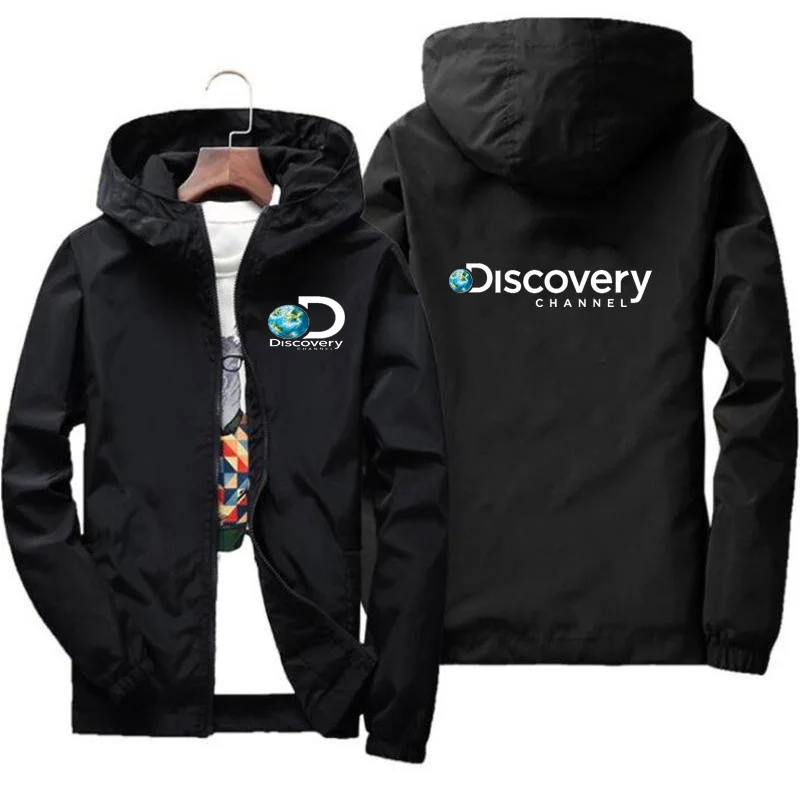 

New Discovery Channel National Geographic Printing Jacket Mens Survey Expedition Scholar Top Jacket Outdoor Clothing Windbreaker