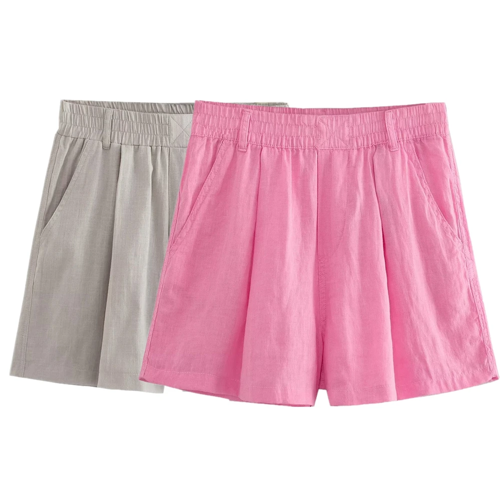 Jenny&Dave Fashion Simple Summer Casual Harem Shorts Women Japanese Solid Color Loose Bermuda Shorts