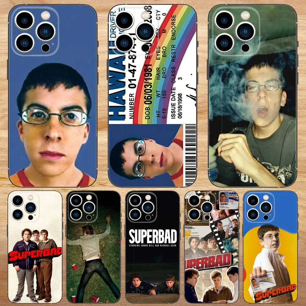 Фото Чехол для телефона Mclovin Movie Superbad для iPhone 16, 15, 14, 13, 12, 11 Pro Max Mini X XS SE 7 Plus 16E, противоударный нескользящий чехол Fundas №1