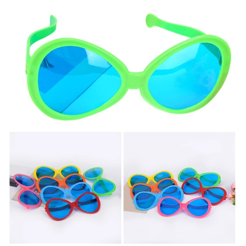 

Colorful Oversized Sunglasses Adult Christmas Taking Photo Glasses Seaside Party Oversized Color Lens Sunglasses DXAA