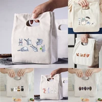 picnic bags dinner container school food storage cases kids womens thermal insulation lunch bags tote cooler eco handbags pouch