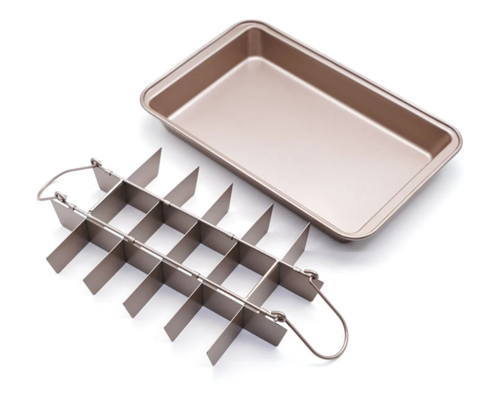 

Cake Stand Pan Mold Square Pan Bread Baking Tool Thickened Solid Bottom Bakeware Accessories