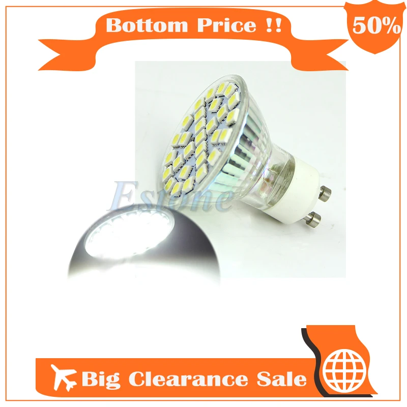 

GU10 29 LED 5W 480LM 5050 SMD Pure White Économie d'Énergie éclairage Spot