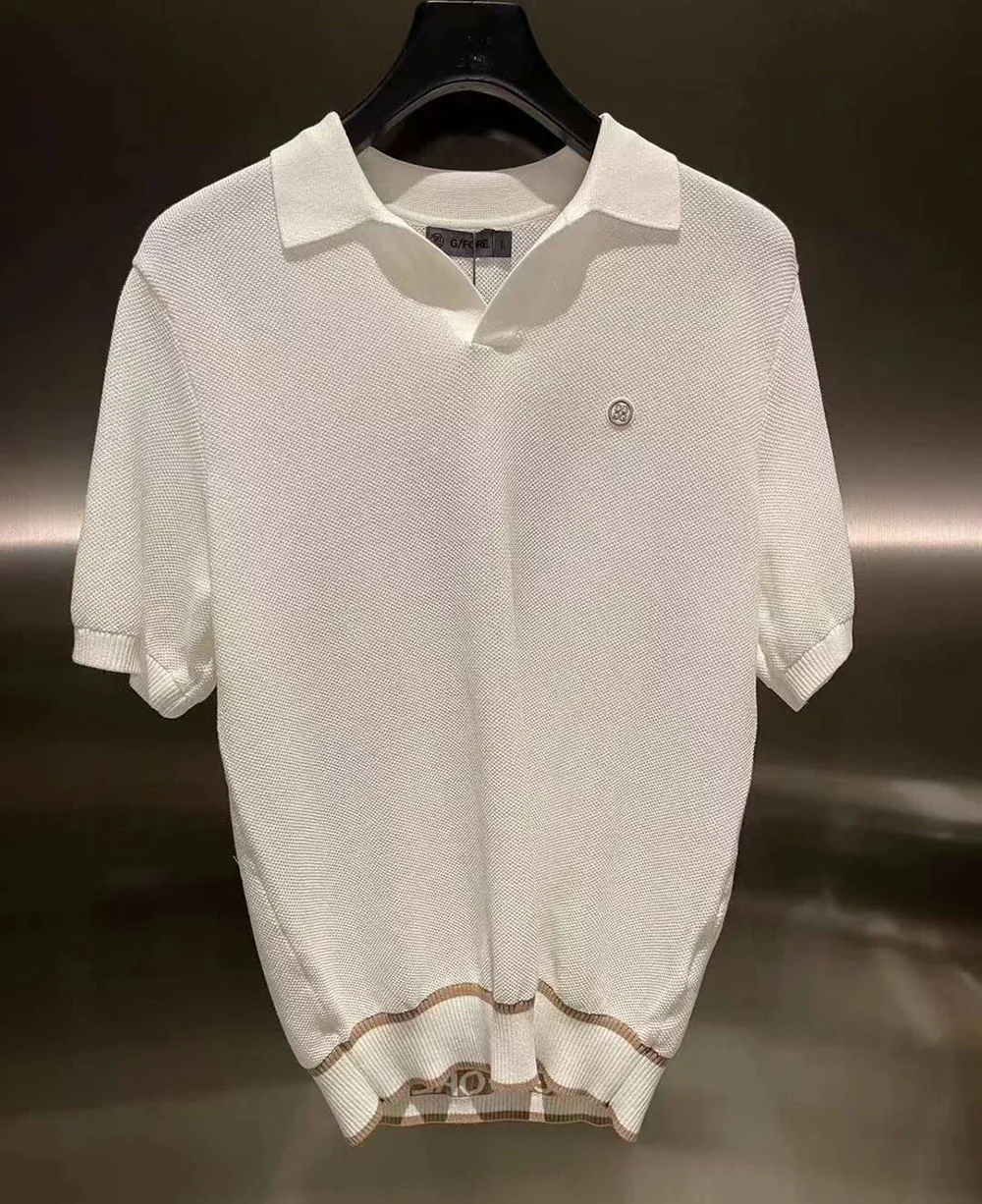 

Men's Golf Shirts 2023 New Mesh Knit Short Sleeves High-quality Polo Shirts 【Presale】April 11st