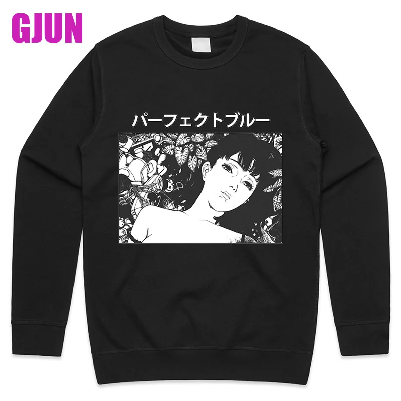 

Unisex Perfect Blue Hoodies Women Aesthetic Anime Harajuku Sweatshirts Men Long Sleeve 80 90s Pullovers Men's Clothes Femme