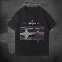 russian mig 37 ferret stealth jet fighter premium t shirt high quality cotton short sleeve o neck mens t shirt new s 3xl