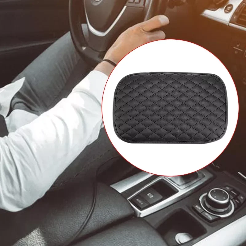 

Pc All Purpose Car Armrest Cushion Cover Leather Center Console Box Pad Cushion Automotive Parts for Car Truck Vehicles