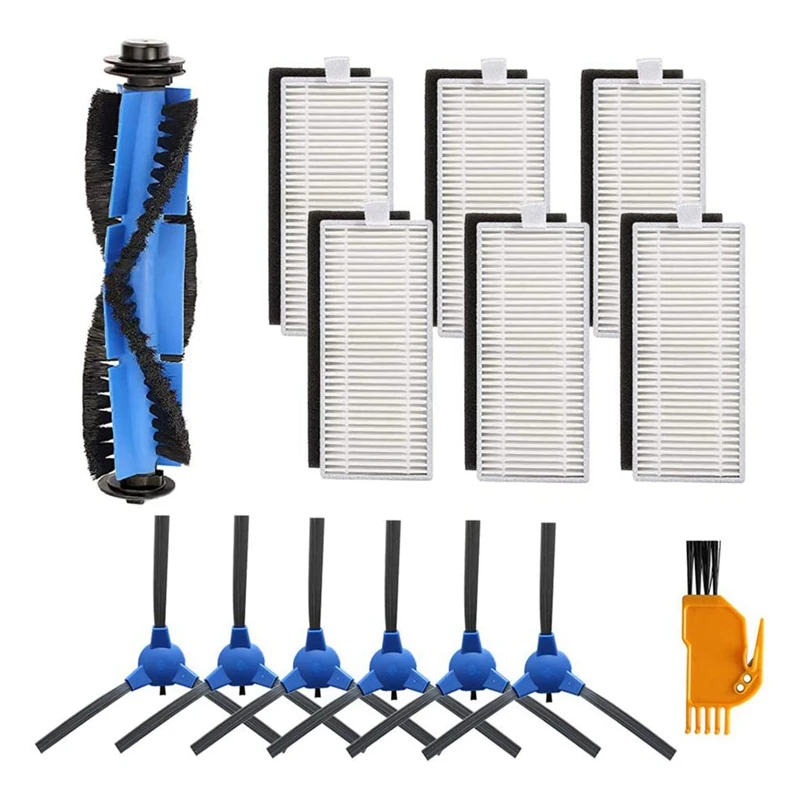 

Сменные аксессуары, основная и боковая щетки, HEPA-фильтр для пылесоса Eufy Robovac 11S 30 30C 15C 12