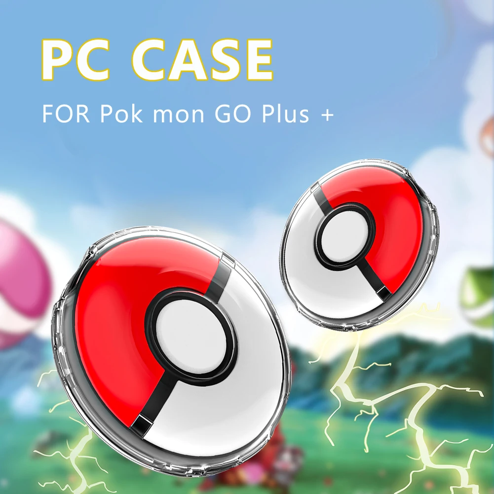 

Full Protective Case Silicone/PC Shell Cover with Hand Strap Waterproof Shockproof Smart Accessories for Pokemon GO Plus +