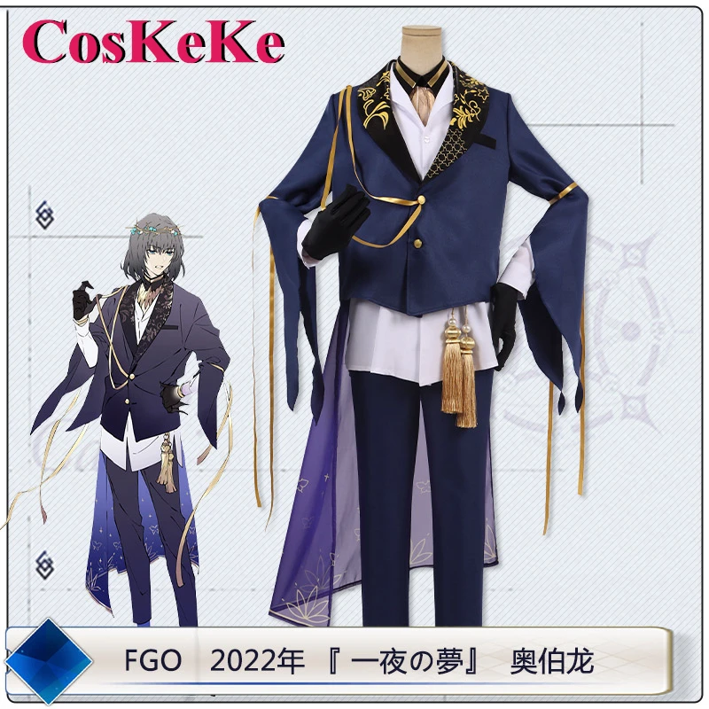 

【Customized】CosKeKe Oberon Cosplay Game Fate/Grand Order Costume 2022 Craft Essence Uniform Halloween Party Role Play Clothing