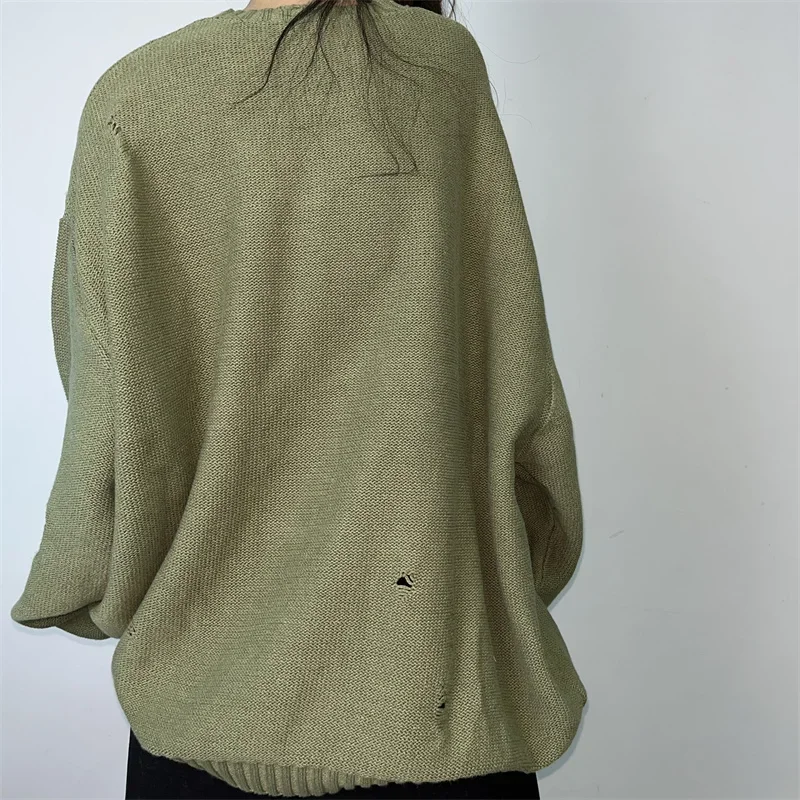 KAPITAL Hirata Hohiro Свободный свитер с перекрестным принтом осень-зима женский и мужской