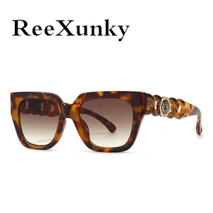 New 2022 Retro Cat eye Women's Sunglasses Luxury Brand Designer Oversized Vintage Shades For Men Cla