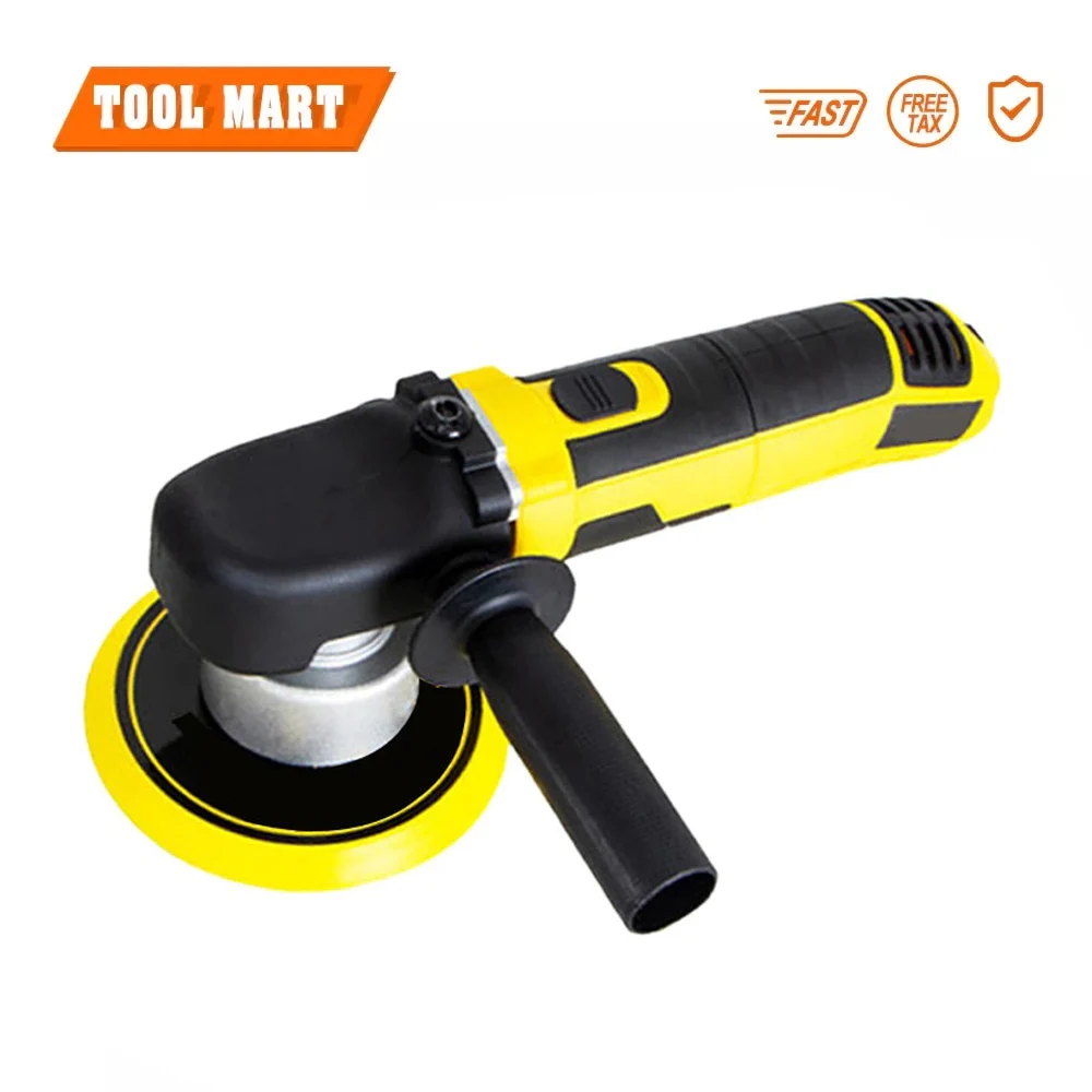 220V Car Polisher DA 680W Car Polishing Machine Electric Random Orbit Adjustable Speed 1500-6500r/min Waxer Buffer Machine