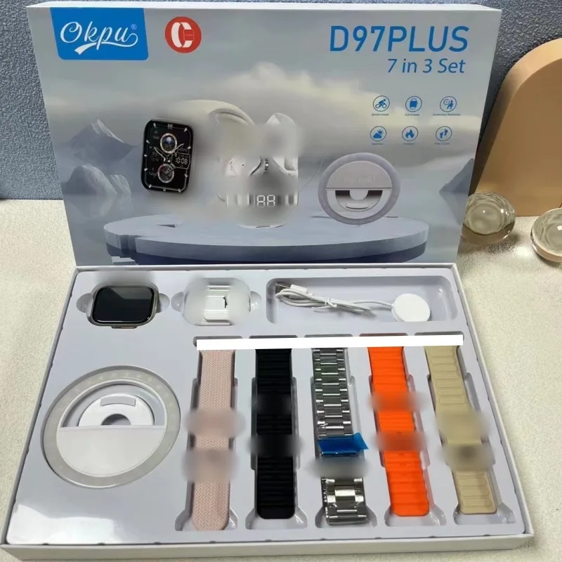Умные часы D97 Plus многофункциональный комплект спортивные умные с Bluetooth и вызовом