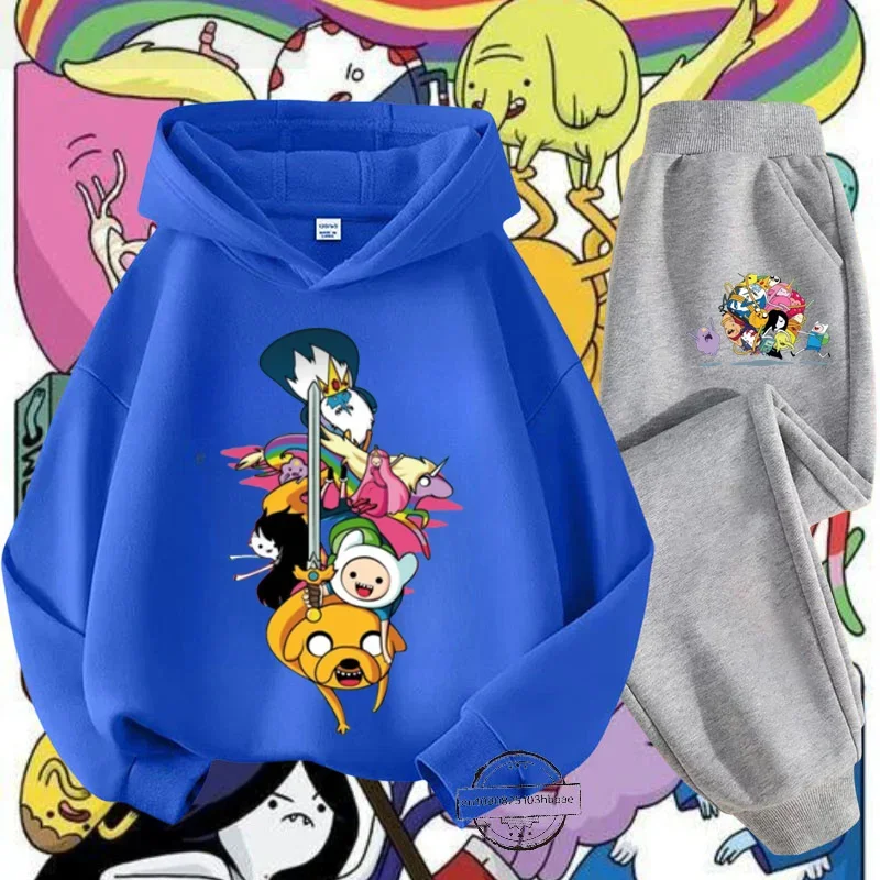 Детская толстовка с длинным рукавом и мультяшным принтом в стиле Харадзюку