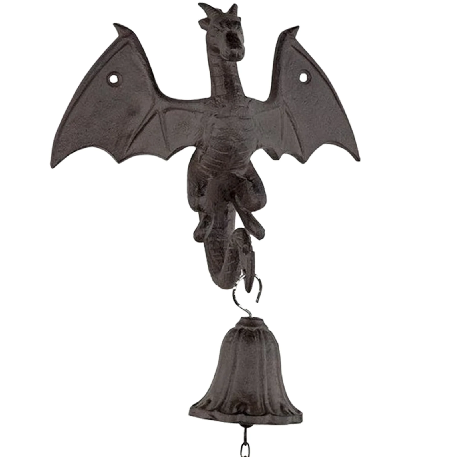 

Dragon Gothic Dinner Door Bell Vintage Castle Dragon Gothic Iron Bell Castle Dragon Gothic Dinner For Dragon Garden Statues