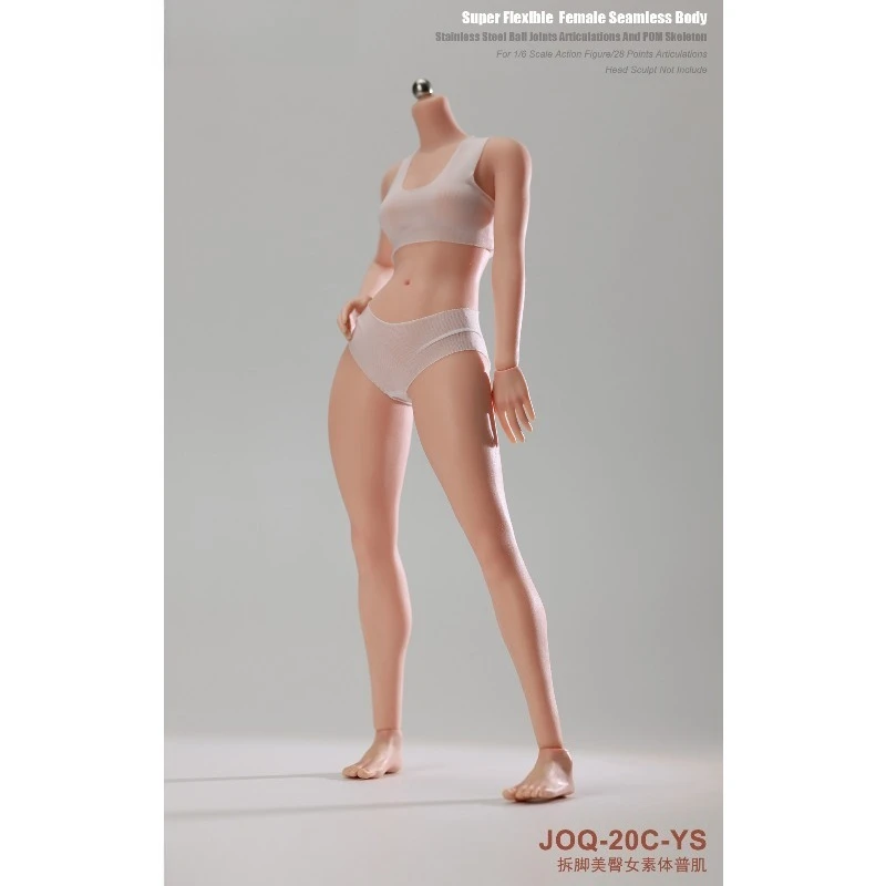 Фото Предзаказ: Бесшовное женское тело JIAOU DOLL JOQ-20C в масштабе 1/6 с съемными ступнями, различные оттенки кожи, для женских экшн-фигурок. №5